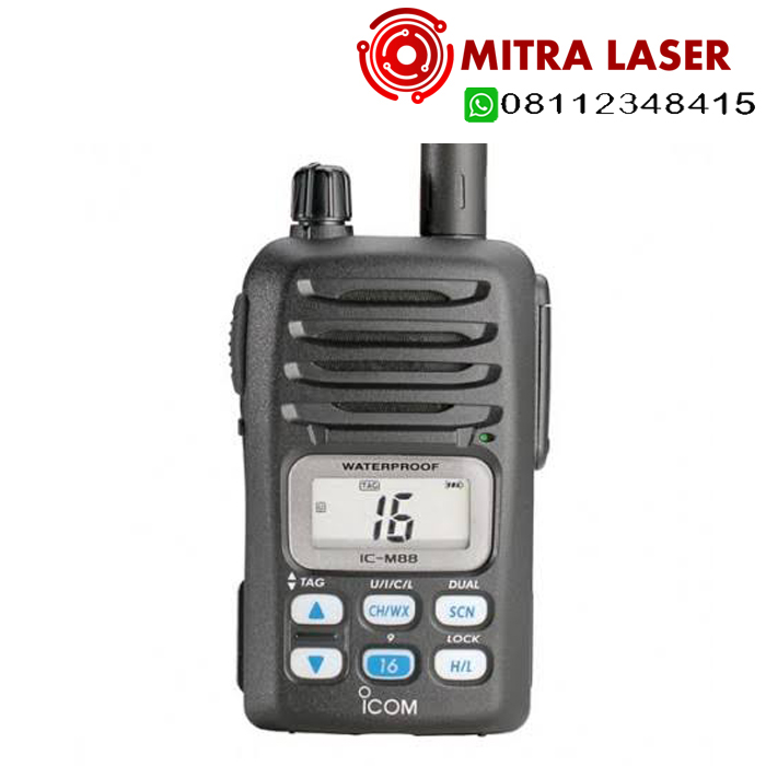 HT Icom IC-M88 VHF Marine - MITRA LASER Jual Alat Survey, Fiber Optik ...