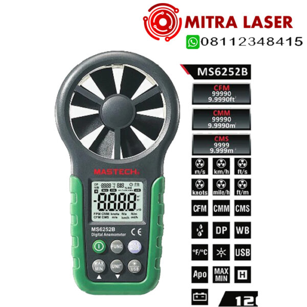 Mastech MS6252B Anemometer